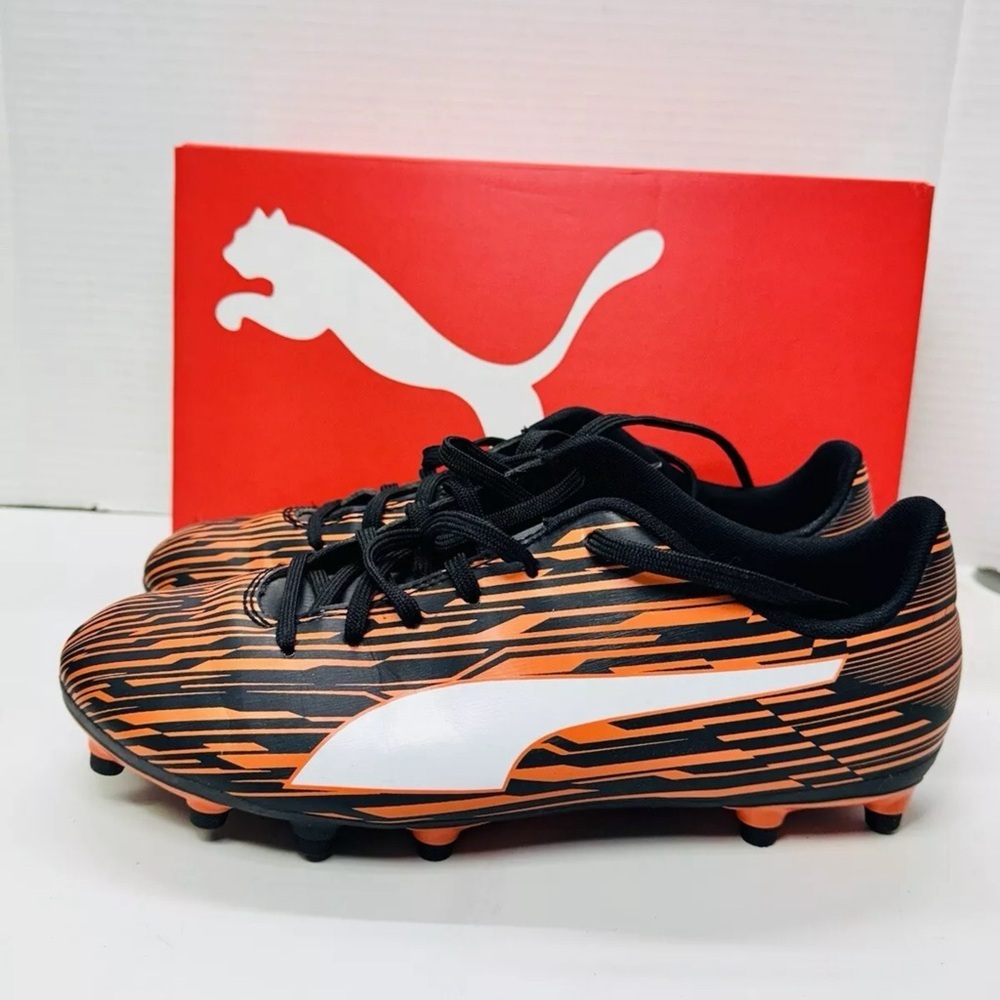Puma Rapido Black-puma White-dragon Fire Mens Size 8